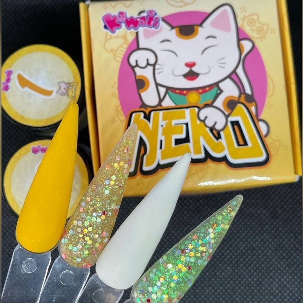 Wapizima Neko Nail Acrylic Powder Set 4 Piece